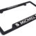 Michael Black Open Corner Plastic License Plate Frame image 4