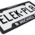 Michael Black Open Corner Plastic License Plate Frame image 3