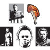 Michael Myers Decal 5-Pack image 1