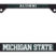 Michigan State Alumni Black 3D License Plate Frame image 1