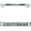 Michigan State Alumni 3D License Plate Frame image 1