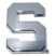 Michigan State S Chrome Emblem image 1