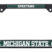 Michigan State Spartans Black License Plate Frame image 1