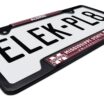Mississippi State Alumni Black Open License Plate Frame image 2