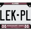 Mississippi State Alumni Black Open License Plate Frame image 4