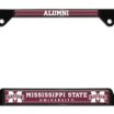Mississippi State Alumni Black Open License Plate Frame image 1
