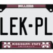 Mississippi State Bulldogs Black Open License Plate Frame image 4
