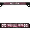Mississippi State Bulldogs Black Open License Plate Frame image 1