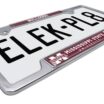 Mississippi State Bulldogs Chrome Open License Plate Frame image 2