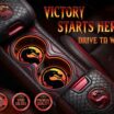 Mortal Kombat 2-Pack Ceramic Car Coasters image 2