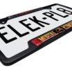 Mortal Kombat Fatality Black Open License Plate Frame image 5