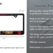 Mortal Kombat Fatality Black Standard License Plate Frame image 3