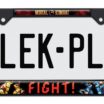Mortal Kombat Fight Black Standard License Plate Frame image 1