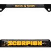 Mortal Kombat Scorpion Black Open License Plate Frame image 4