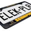 Mortal Kombat Scorpion Black Standard License Plate Frame image 5