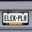 Mortal Kombat Scorpion Black Standard License Plate Frame image 2