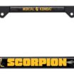 Mortal Kombat Scorpion Black Standard License Plate Frame image 4