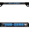 Mortal Kombat Sub-Zero Black Open License Plate Frame image 4