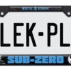 Mortal Kombat Sub-Zero Black Standard License Plate Frame image 1