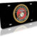 Marines Black License Plate image 1