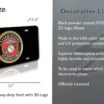 Marines Black License Plate image 3
