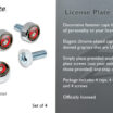 Marine License Plate Frame Screw Caps image 5