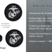 Marines Silicone Car Coasters 4-Pack image 4