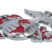 Marines Premium Anchor Chrome Emblem with Red Accent image 2