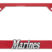 Marines Red Open License Plate Frame image 1
