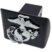 Marines Premium Emblem with Black Accent Black Metal Hitch Cover image 3