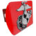 Marines Premium Emblem with Black Accent on Red Metal Hitch Cover image 1