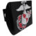 Marines Red Black Metal Hitch Cover image 1