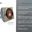 U.S. Marines Seal Matte Chrome Hitch Cover image 4