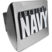 America's Navy Emblem Chrome Hitch Cover image 1