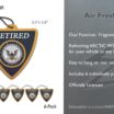 Navy Retired Shield Air Freshener 6-Pack image 6