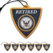 Navy Retired Shield Air Freshener 6-Pack image 3