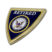 Navy Retired Shield Chrome Emblem image 3