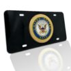 Navy Black Metal License Plate image 1