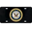 Navy Black Metal License Plate image 3