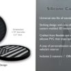Navy & USA Silicone Car Coasters image 5