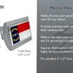 North Carolina Brushed Chrome Hitch Cover image 3