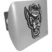 North Carolina State Wolfie Brushed Chrome Hitch Cover image 1