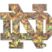 Notre Dame Gold Reflective Decal image 1