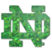 Notre Dame Green Reflective Decal image 1