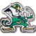 Notre Dame Leprechaun Color Chrome Emblem image 1