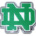 Notre Dame Color Chrome Emblem image 1