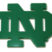 Notre Dame Green Powder-Coated Emblem image 1