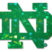 Notre Dame Green Reflective Decal image 1
