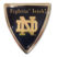 Notre Dame Shield Chrome Emblem image 1
