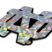 Notre Dame Silver 3D Reflective Decal image 3